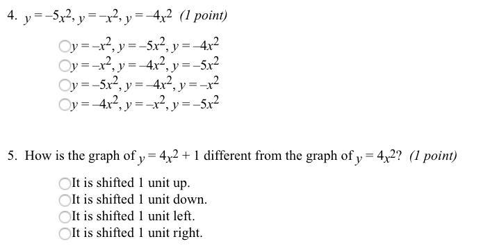 1. what are the coordinates of the vertex of the graph? is it a maximum or minimum-example-4