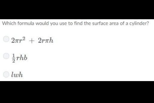 Which formula do you use to find the surface area of a cylinder ​-example-1