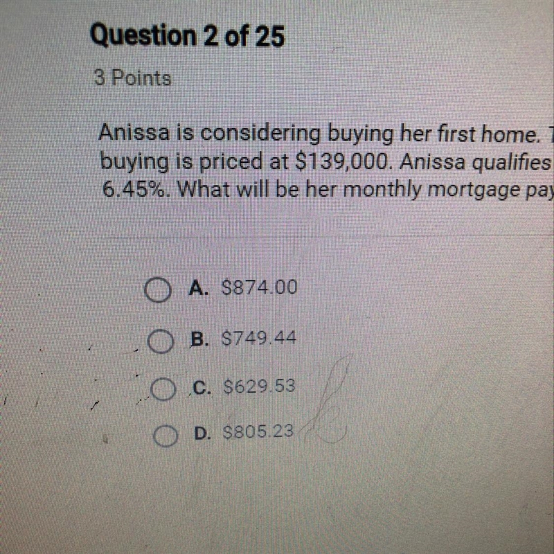 Anissa is considering buying her first home. The house she is interested in buying-example-1