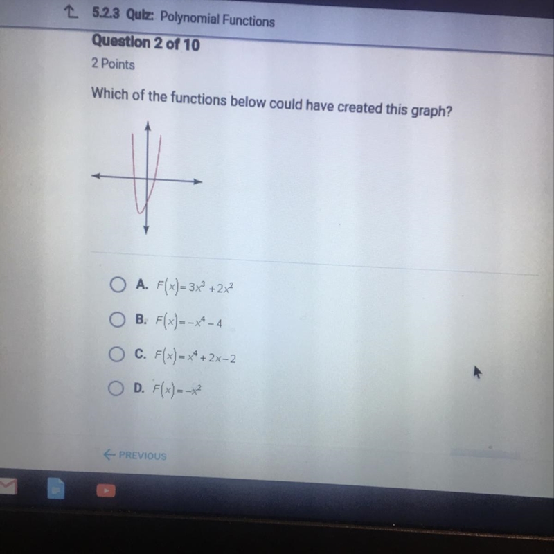 Which of the following could have created this graph-example-1