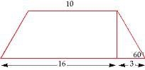 Find the area of the trapezoid shown. 39√3 sq. units 43.5 sq. units 43.5√3 sq. units-example-1