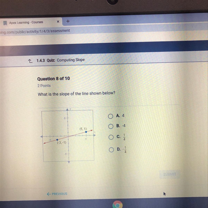 What is the slope shown in the picture??-example-1