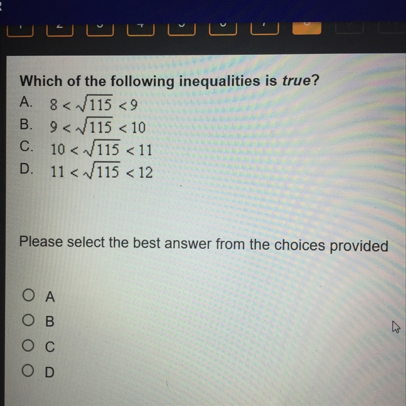 Which of the following inequalities is true?-example-1