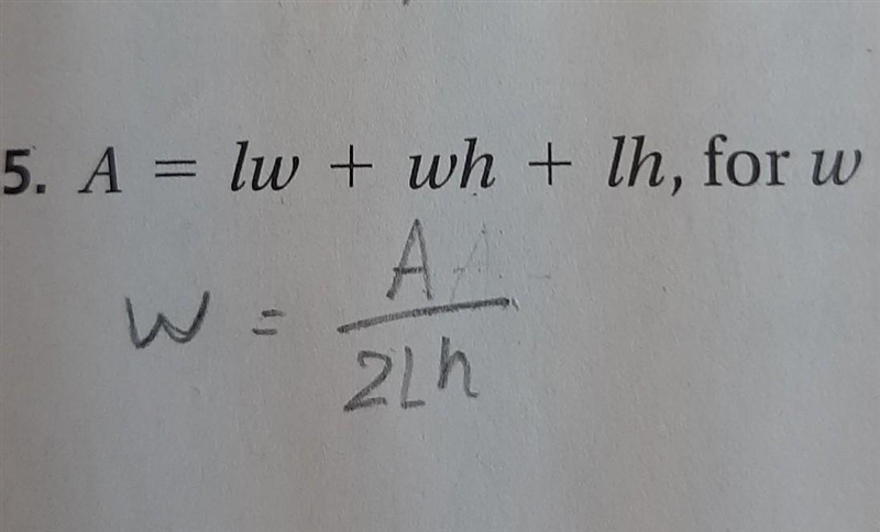 Is that true ? solve for variable ​-example-1