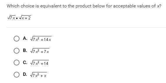 Which choice is equivalent to the product below for acceptable values of x-example-1