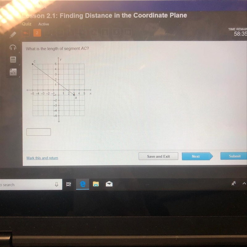 What is the length of segment AC?-example-1