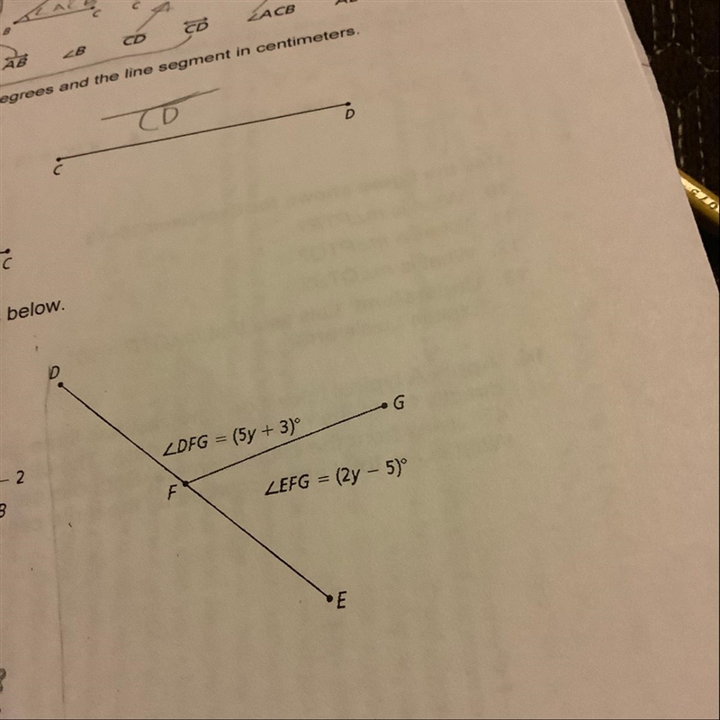 Find x and y in the figures below-example-1