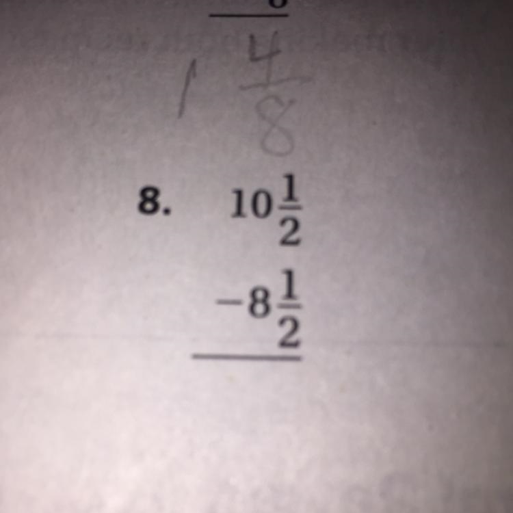 10 1/2 subtract 8 1/2-example-1