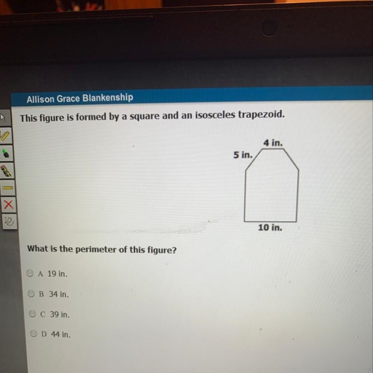 What is the perimeter of this figure?-example-1