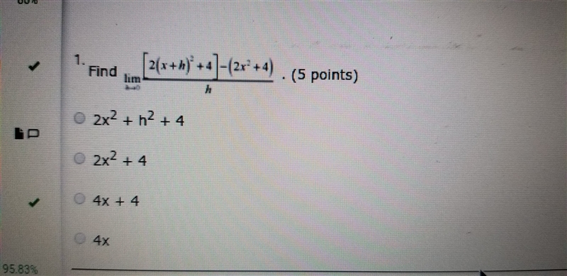 Multiple choice find lim 10 points-example-1