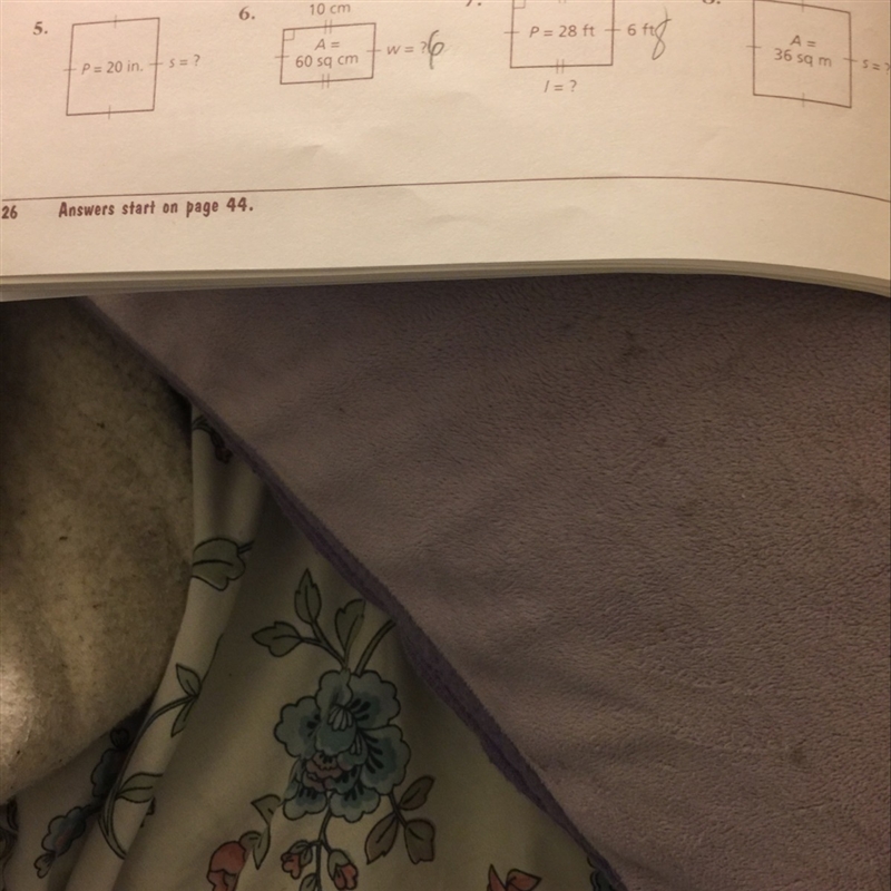 I need help on 5 and 8 on The bottom of The page 26 please-example-1