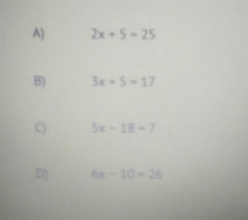 Which equation is true for x = 6​-example-1