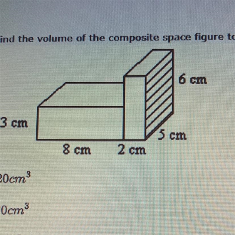 Please help!! find the volume of the composite space figure to the nearest whole number-example-1