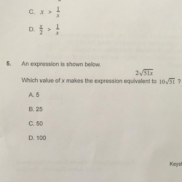 5. What’s the answer to this question ?-example-1