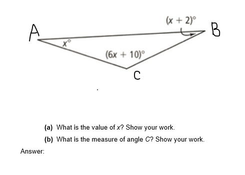 3. Triangle ABC has angle measures as shown.-example-1