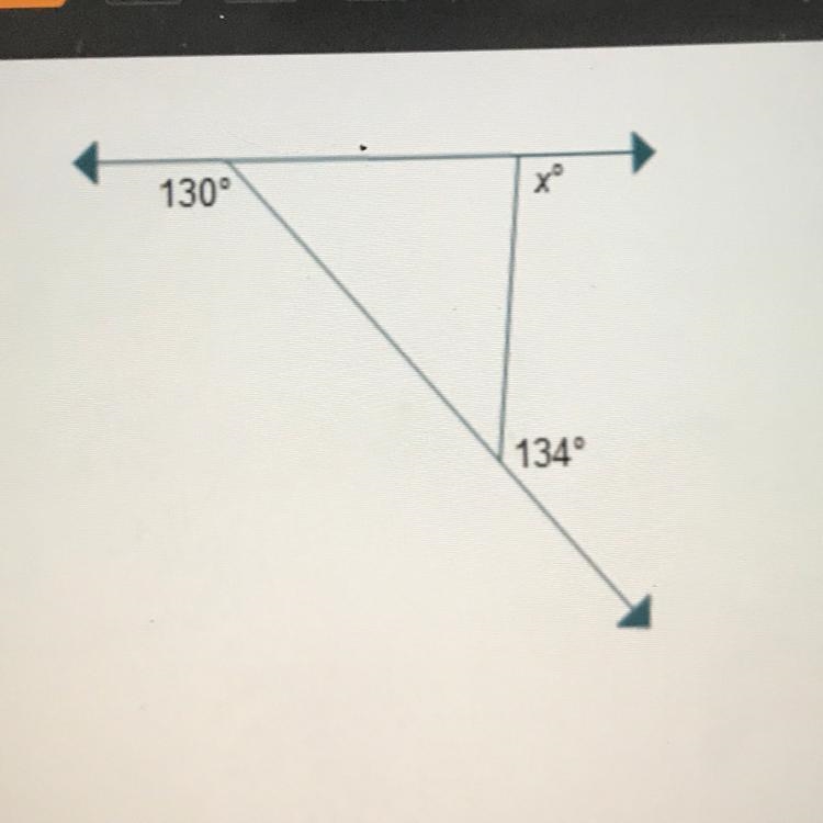 The value of X is ...-example-1