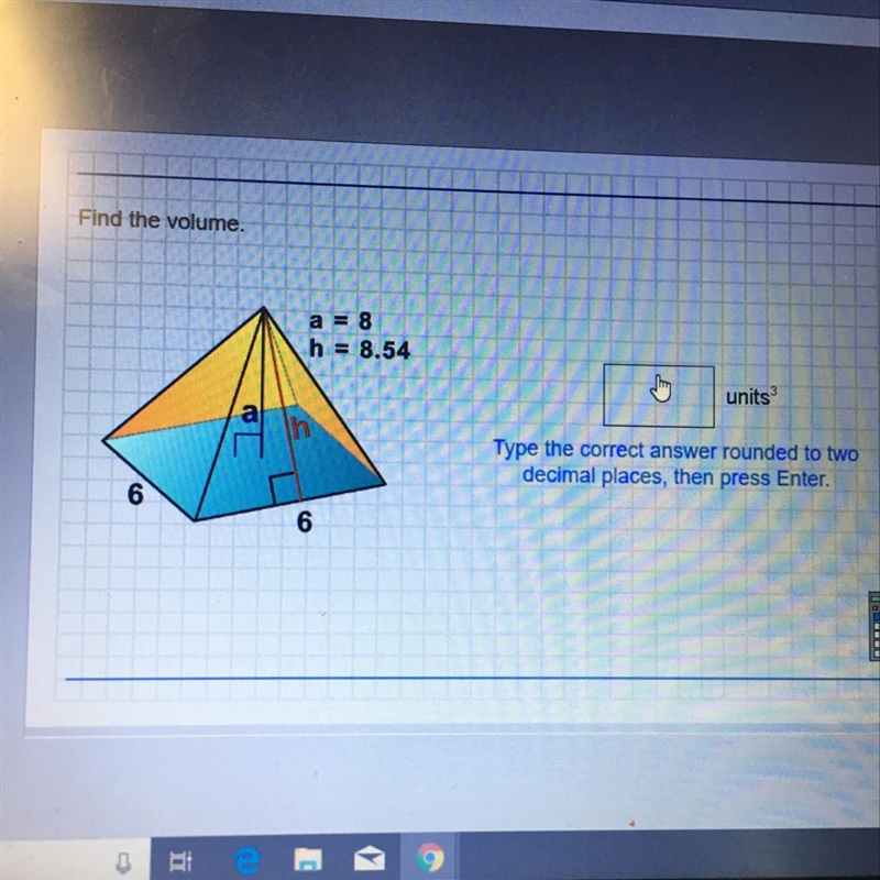 Find the volume of this triangular prism-example-1