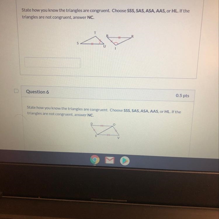 Triangle congruence worksheet-example-1