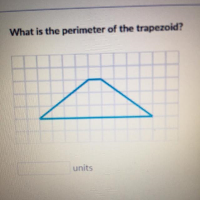 What is the perimeter of the trapezoid 30 POINTS-example-1