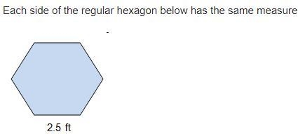 If a model of the hexagon is made by using a scale factor of 6, which applies to the-example-1