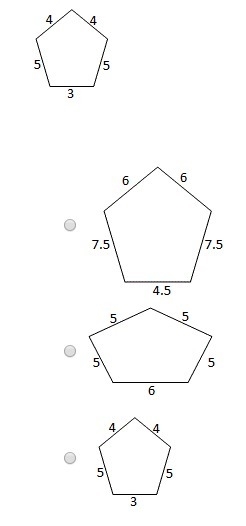 Which figure is congruent to the figure shown?-example-1