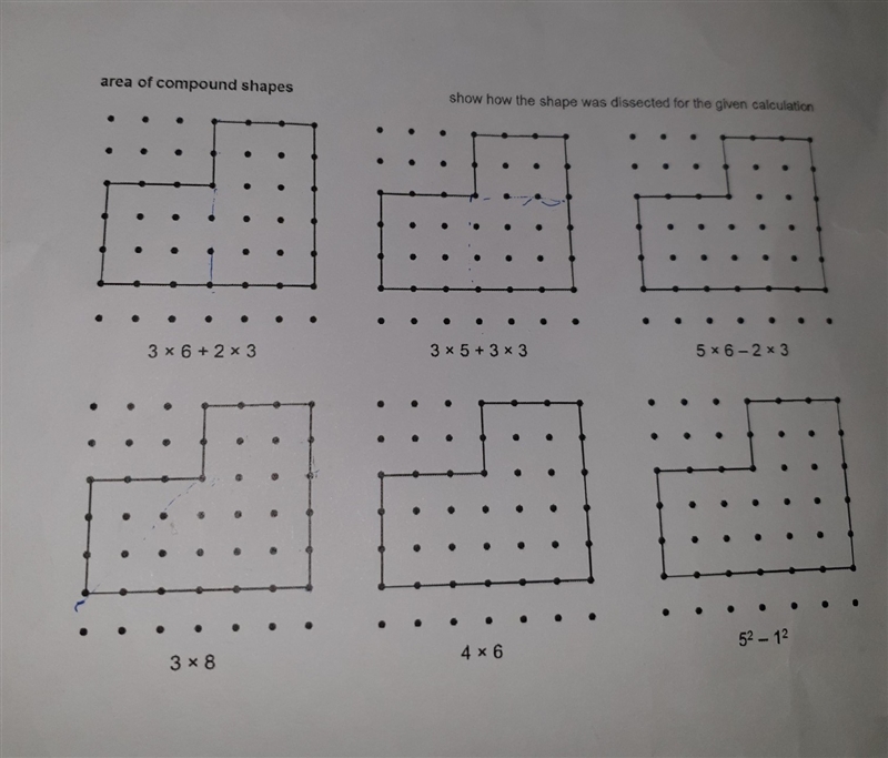 Show how the shape was dissected for the given calculation-example-1