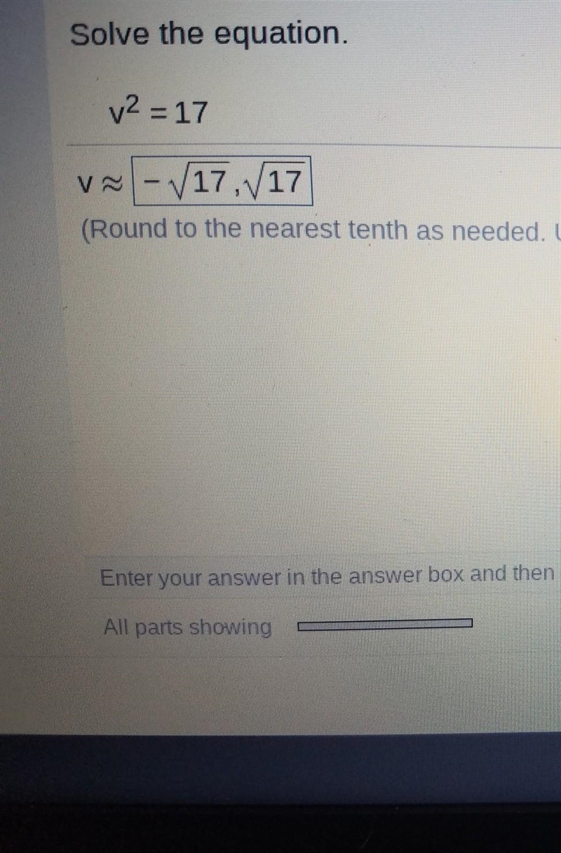 V2=17 (round to the nearest tenth as needed.Use a comma to separate answers as needed-example-1