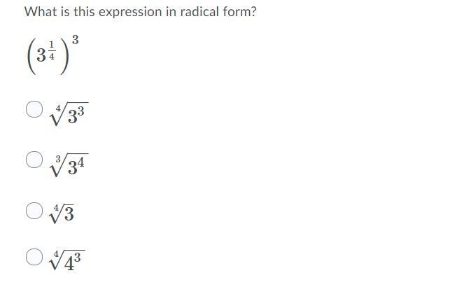 When I write my expression in rational exponent form, what is the fraction that goes-example-1