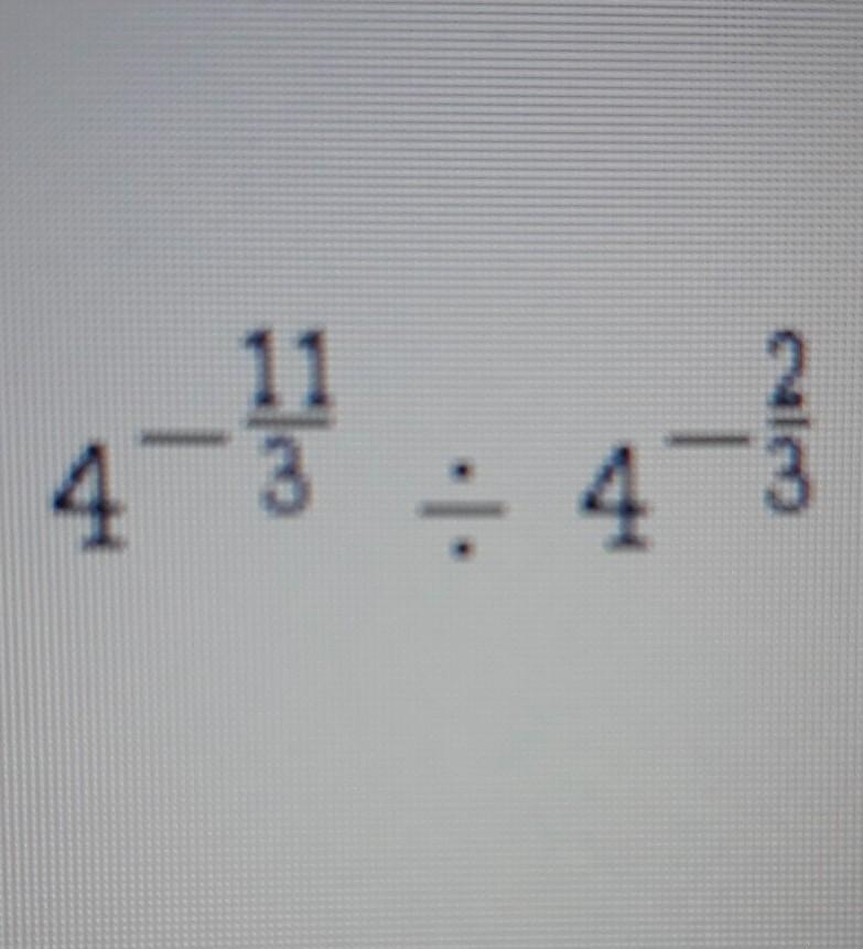 Simplify the following expression. A. 64 B. 12 C. 1/12 D. 1/64​-example-1