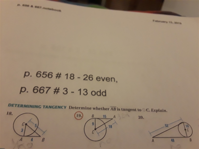 How do I determine if it is a tangent?​-example-1