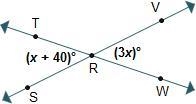 What is the value of x? a)20 b)35 c)60 d)70-example-1