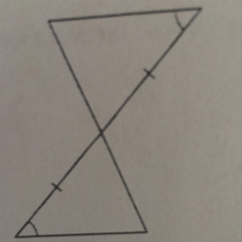 Fast I need a answer 31 POINTS Determine if the triangles are congruent. State which-example-1