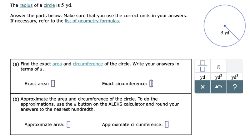 I'm still confused....please help....circumference of a circle-example-1