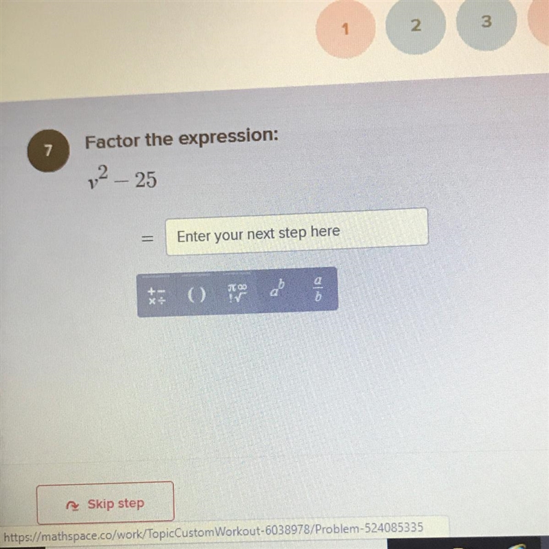 Factor the expression :-example-1