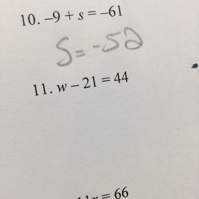 W-21=44 what is the answer-example-1