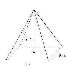 What is the volume of the pyramid in cubic inches?-example-1