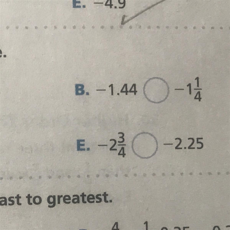 Which is greater than or less than-example-1