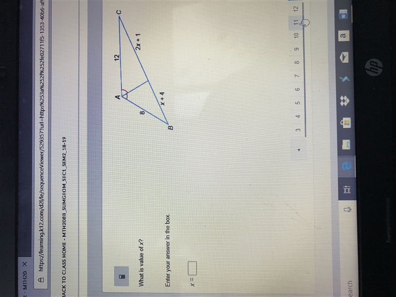 Need help with finding out what X is?-example-1