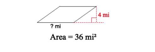 Find the missing measurement (indicated by a "?"). ***Must show ALL work-example-1