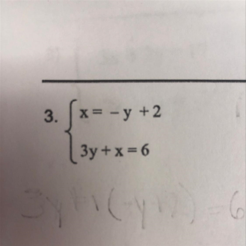 Solve system of equation by substitution-example-1