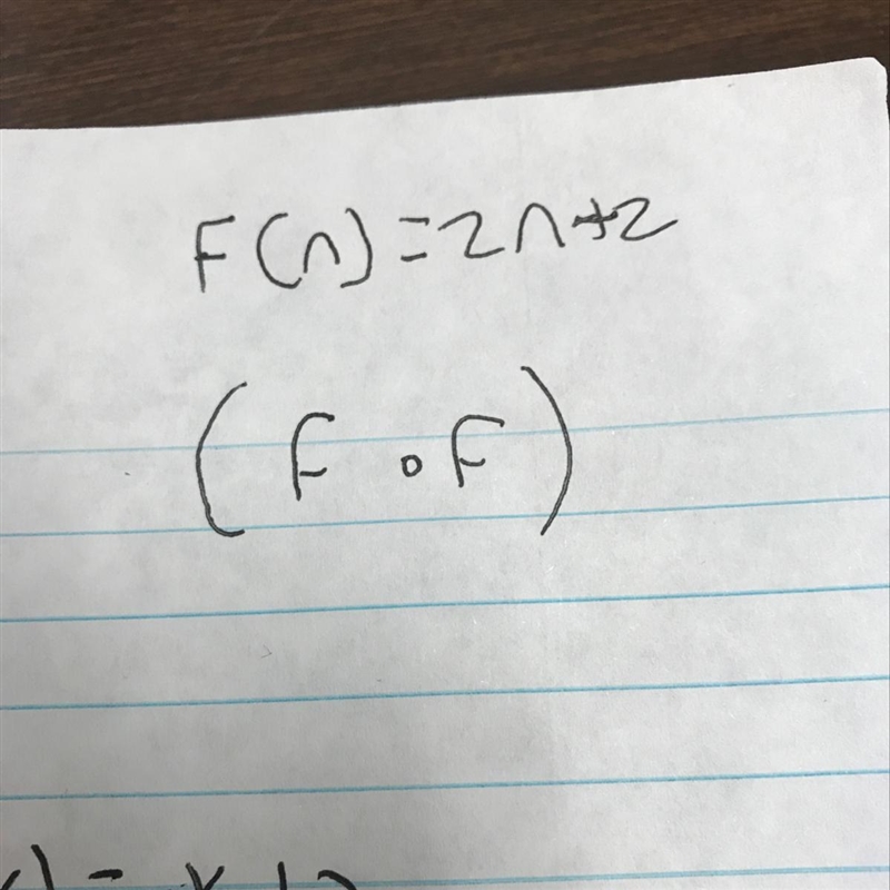 How do I solve for f of f-example-1