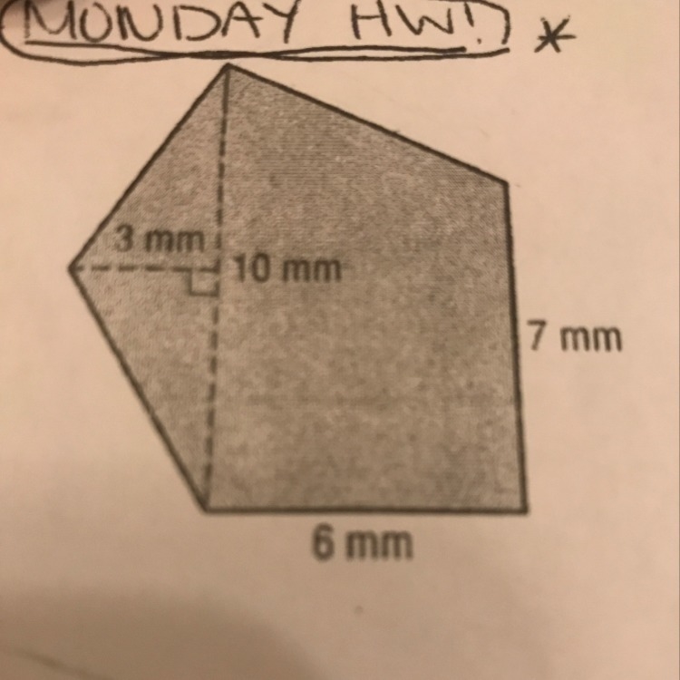 Find the area of each figure.-example-1