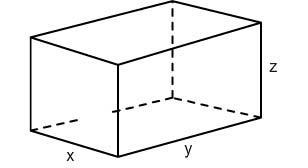 Find the volume of the rectangular prism below. 3000 cubic feet 3500 cubic feet 3150 cubic-example-1