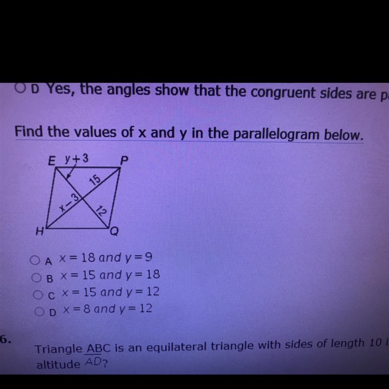 Find the values of x and y.-example-1