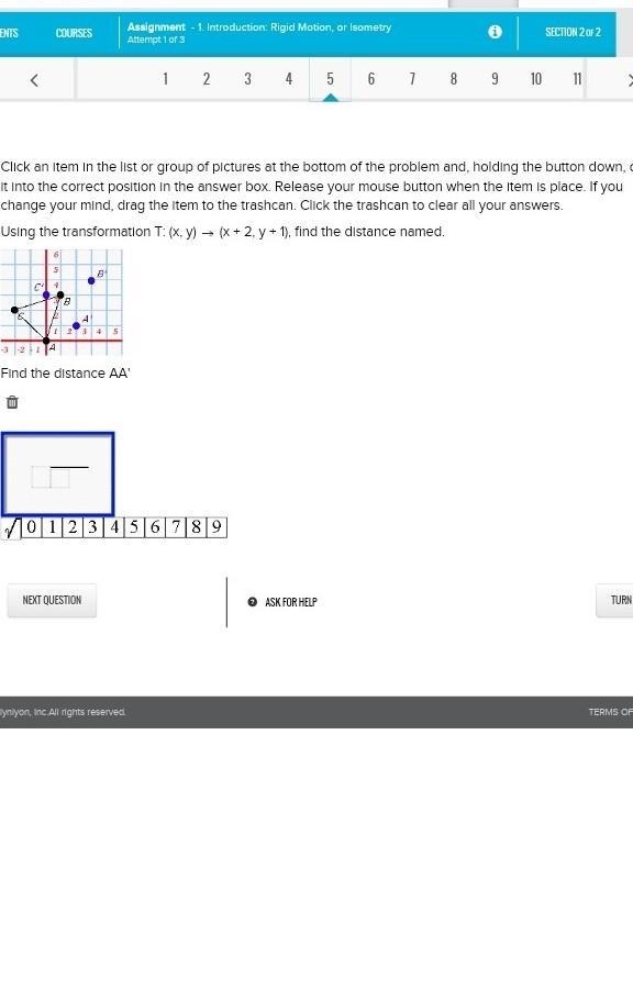 The key idea of the transformation called a reflection is the rotating of a plane-example-1