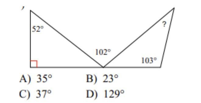 Find the value of ? (the correct answer is 37, but I don’t know how my teacher got-example-1