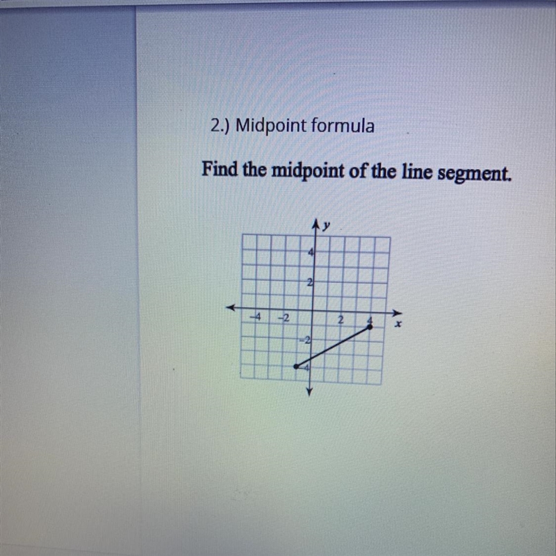 Find the midpoint of the line segment.-example-1