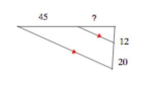 Find the missing length indicated. A) 20 B) 4 C) 27 D) 81-example-1