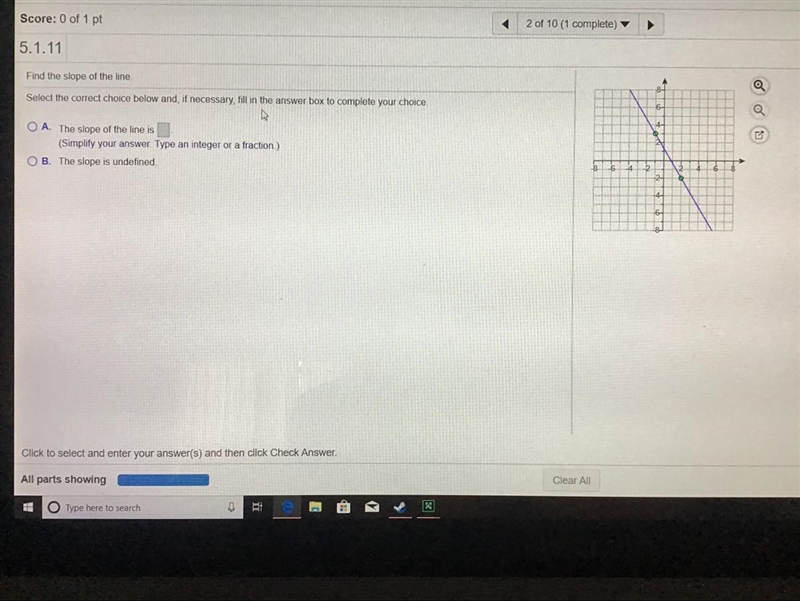 Need help in slope of the line quick 40 points!!!!!!-example-1