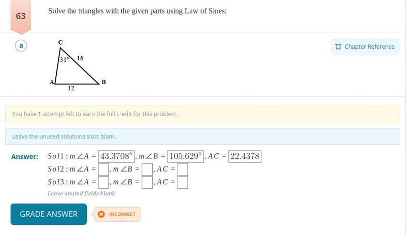 I have two Law Of Sines Problems that I need to Help Solved! Please!! give me a minute-example-2